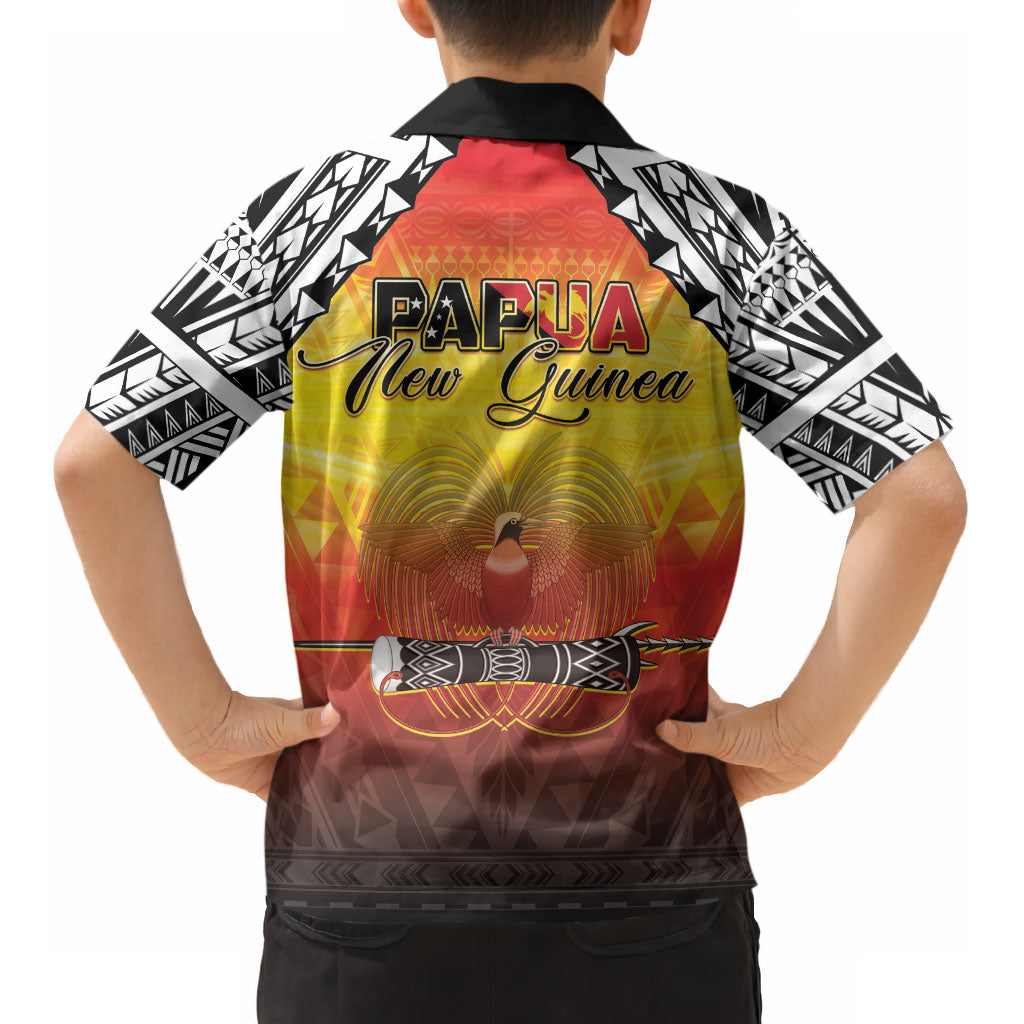 Papua New Guinea Independence Day Kid Hawaiian Shirt One People One Nation One PNG LT05 - Polynesian Pride