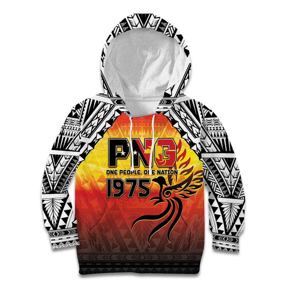 Papua New Guinea 49th Independence Day Kid Hoodie One People One Nation One PNG
