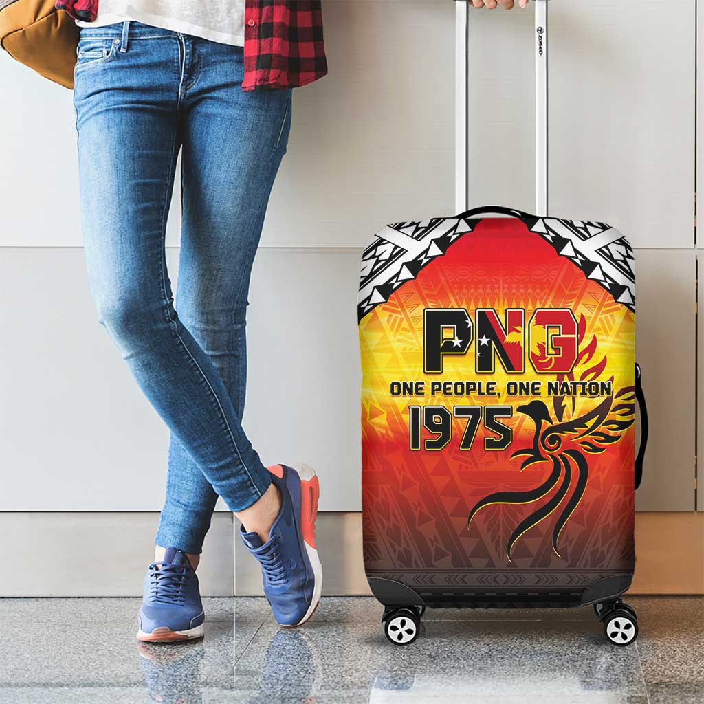 Papua New Guinea 49th Independence Day Luggage Cover One People One Nation One PNG