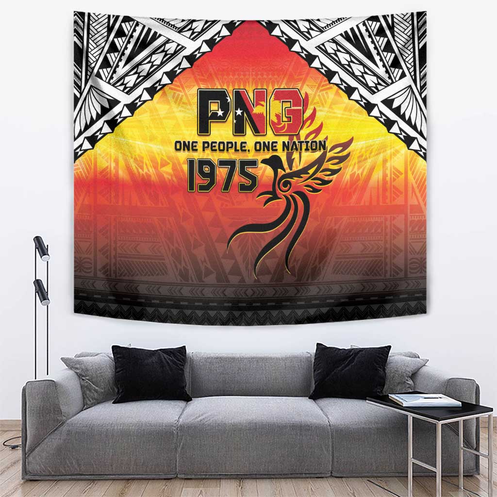 Papua New Guinea 49th Independence Day Tapestry One People One Nation One PNG