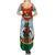 Vanuatu Penama Province Summer Maxi Dress Vanuatuan Coat Of Arms Polynesian Pattern LT05 - Polynesian Pride