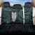 New Zealand Aotearoa Back Car Seat Cover Maori Tane Te Waiora Paua Shell Glitter Turquoise