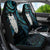 New Zealand Aotearoa Car Seat Cover Maori Tane Te Waiora Paua Shell Glitter Turquoise