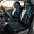 New Zealand Aotearoa Car Seat Cover Maori Tane Te Waiora Paua Shell Glitter Turquoise