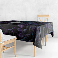 New Zealand Aotearoa Tablecloth Maori Tane Te Waiora Paua Shell Glitter Purple LT05 - Polynesian Pride