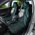 New Zealand Aotearoa Car Seat Cover Maori Wheku Paua Shell Glitter Turquoise