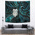 New Zealand Aotearoa Tapestry Maori Wheku Paua Shell Glitter Turquoise