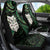 New Zealand Aotearoa Car Seat Cover Maori Wheku Paua Shell Glitter Green