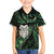 New Zealand Aotearoa Family Matching Puletasi and Hawaiian Shirt Maori Wheku Paua Shell Glitter Green