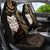 New Zealand Aotearoa Car Seat Cover Maori Wheku Paua Shell Glitter Gold