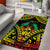 Aloha Tropical Palm Trees Area Rug Reggae Polynesian Pattern