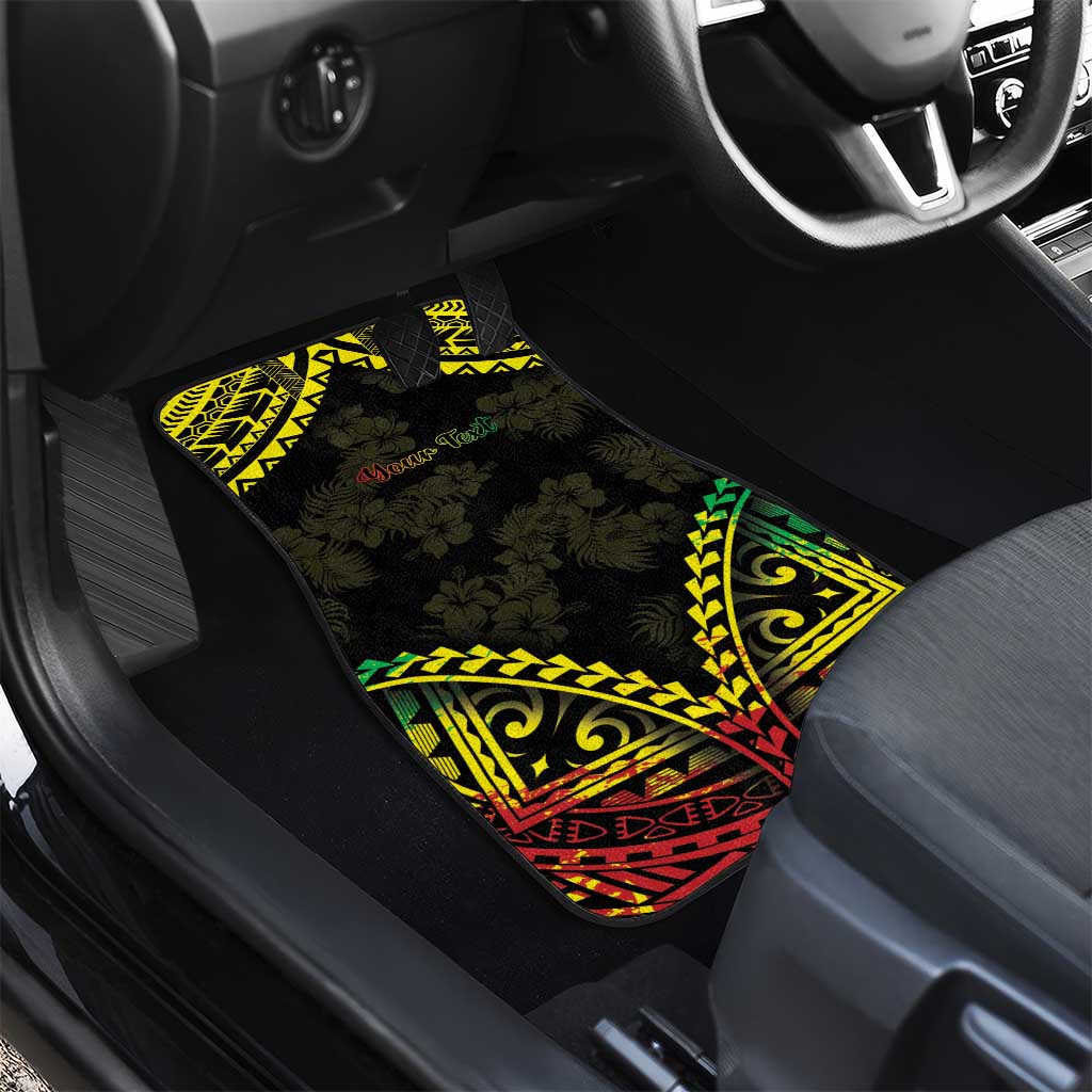 Aloha Tropical Palm Trees Car Mats Reggae Polynesian Pattern LT05 - Polynesian Pride