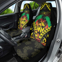 Aloha Tropical Palm Trees Car Seat Cover Reggae Polynesian Pattern