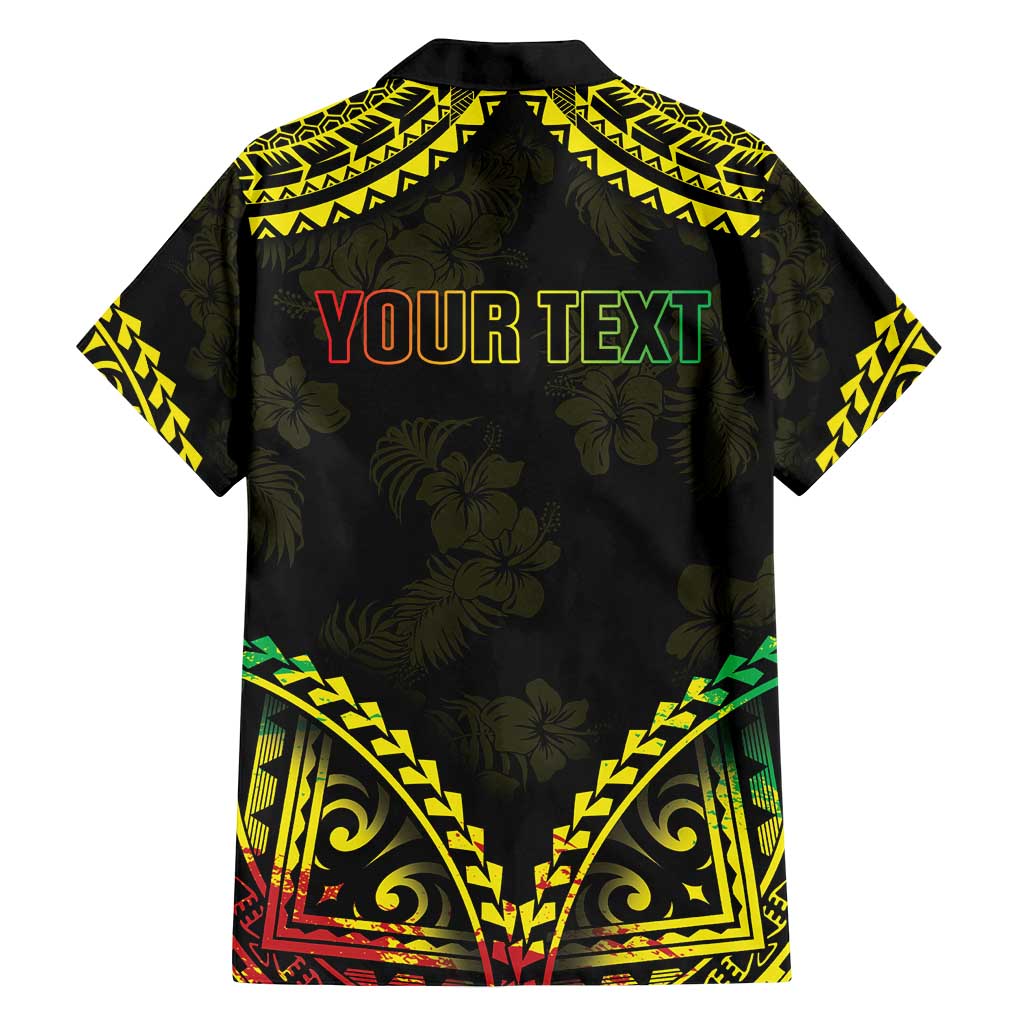Aloha Tropical Palm Trees Family Matching Tank Maxi Dress and Hawaiian Shirt Reggae Polynesian Pattern LT05 - Polynesian Pride