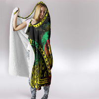 Aloha Tropical Palm Trees Hooded Blanket Reggae Polynesian Pattern LT05 - Polynesian Pride