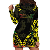 Aloha Tropical Palm Trees Hoodie Dress Reggae Polynesian Pattern LT05 - Polynesian Pride