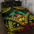 Aloha Tropical Palm Trees Quilt Bed Set Reggae Polynesian Pattern