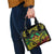 Aloha Tropical Palm Trees Shoulder Handbag Reggae Polynesian Pattern