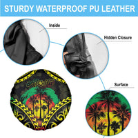 Aloha Tropical Palm Trees Spare Tire Cover Reggae Polynesian Pattern LT05 - Polynesian Pride