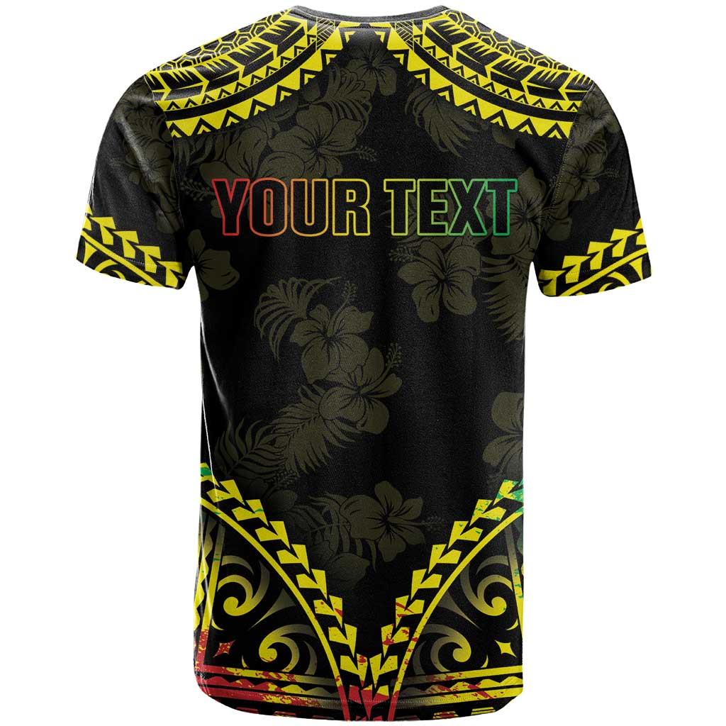 Aloha Tropical Palm Trees T Shirt Reggae Polynesian Pattern