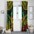 Aloha Tropical Palm Trees Window Curtain Reggae Polynesian Pattern