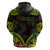 Aloha Tropical Palm Trees Zip Hoodie Reggae Polynesian Pattern