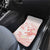 Polynesia Hammerhead Shark Car Mats Tropical Flowers Tribal Pattern Peach