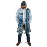 Custom Fiji Regatta Cloak Palm Tree Tapa Pattern - Polynesian Pride