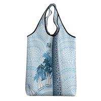 Fiji Regatta Grocery Bag Palm Tree Tapa Pattern - Polynesian Pride
