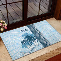 Fiji Regatta Rubber Doormat Palm Tree Tapa Pattern - Polynesian Pride