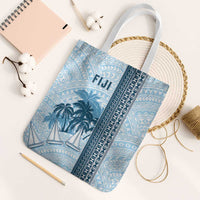 Fiji Regatta Tote Bag Palm Tree Tapa Pattern - Polynesian Pride