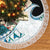 Aotearoa New Zealand Tree Skirt Maori Wera Paua Shell Teal Glitter