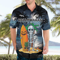 Personalised Hawaii Halloween Hawaiian Shirt Hallowaiian Skeleton Surf LT05 - Polynesian Pride
