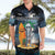 Personalised Hawaii Halloween Hawaiian Shirt Hallowaiian Skeleton Surf