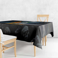 Hawaii Halloween Tablecloth Hallowaiian Skeleton Surf LT05 - Polynesian Pride