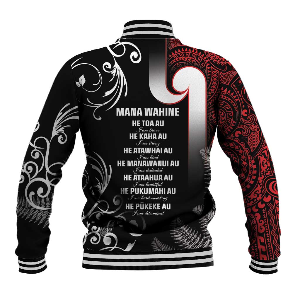 New Zealand Aotearoa Mana Wahine Baseball Jacket LT05 - Polynesian Pride