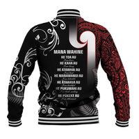 New Zealand Aotearoa Mana Wahine Baseball Jacket LT05 - Polynesian Pride