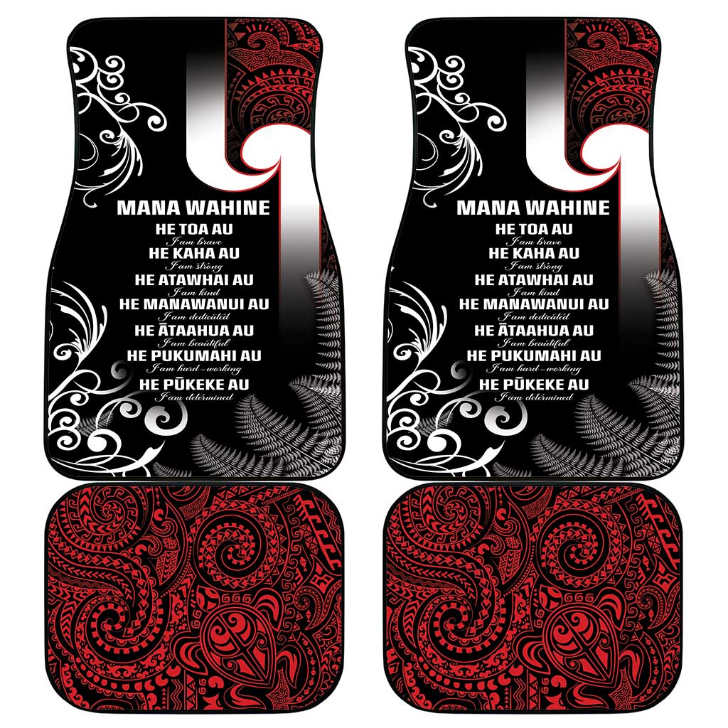New Zealand Aotearoa Mana Wahine Car Mats LT05 - Polynesian Pride