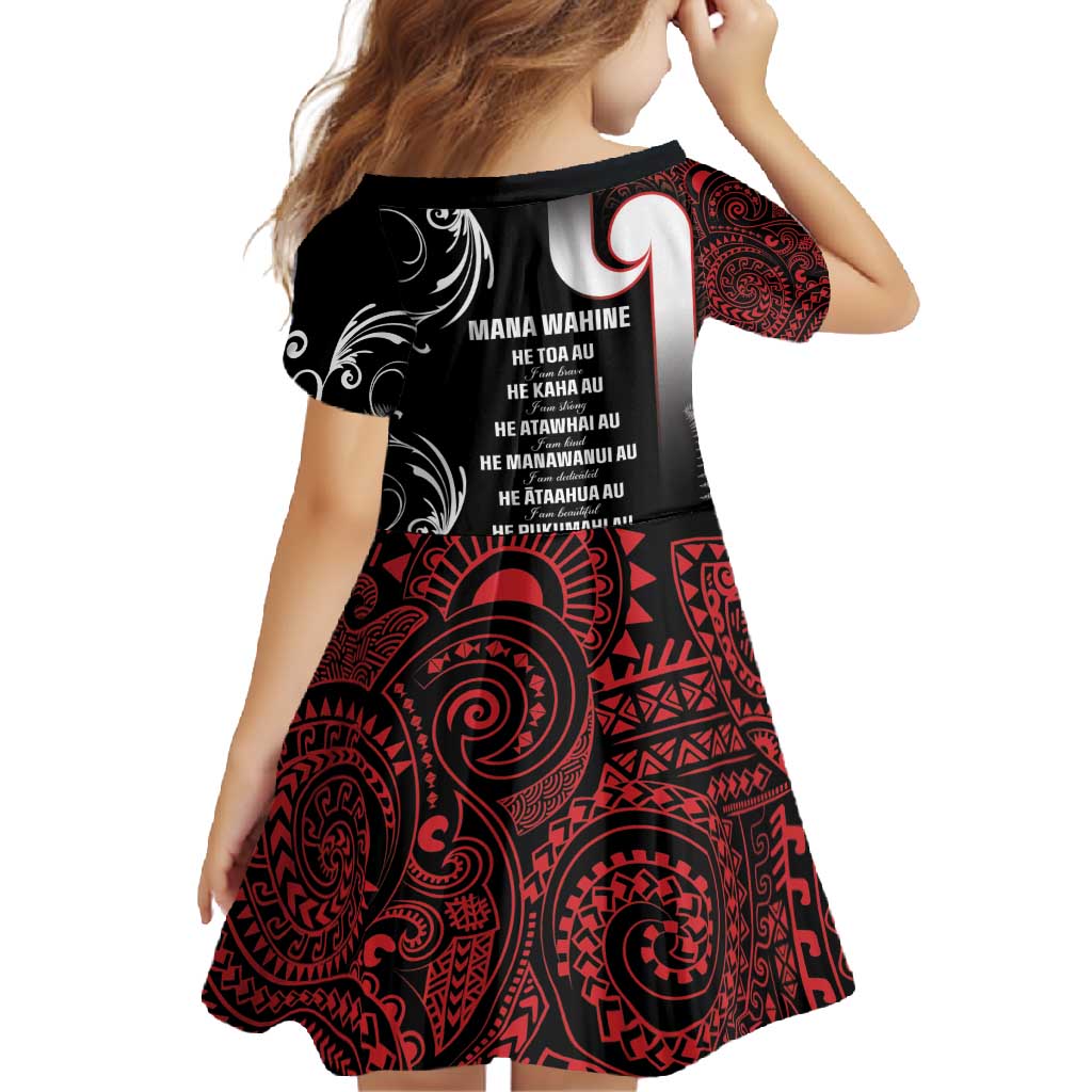 New Zealand Aotearoa Mana Wahine Family Matching Long Sleeve Bodycon Dress and Hawaiian Shirt