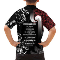 New Zealand Aotearoa Mana Wahine Family Matching Tank Maxi Dress and Hawaiian Shirt