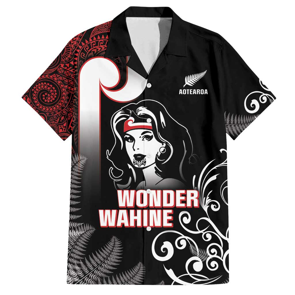 New Zealand Aotearoa Mana Wahine Family Matching Tank Maxi Dress and Hawaiian Shirt