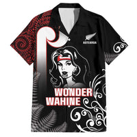 New Zealand Aotearoa Mana Wahine Family Matching Tank Maxi Dress and Hawaiian Shirt