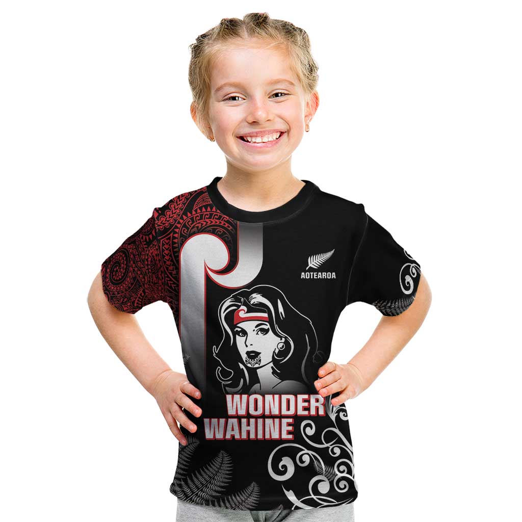 New Zealand Aotearoa Mana Wahine Kid T Shirt