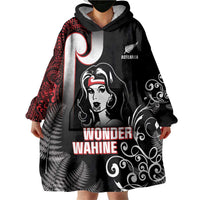 New Zealand Aotearoa Mana Wahine Wearable Blanket Hoodie LT05 - Polynesian Pride