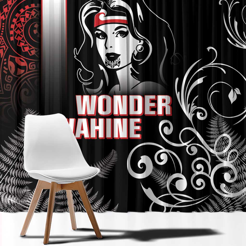 New Zealand Aotearoa Mana Wahine Window Curtain LT05 - Polynesian Pride