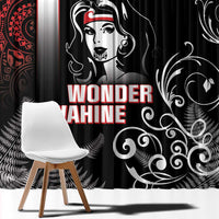 New Zealand Aotearoa Mana Wahine Window Curtain LT05 - Polynesian Pride