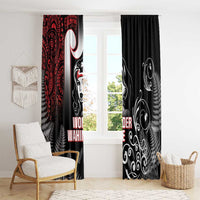 New Zealand Aotearoa Mana Wahine Window Curtain LT05 - Polynesian Pride