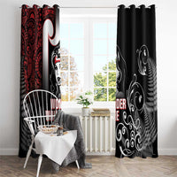 New Zealand Aotearoa Mana Wahine Window Curtain LT05 - Polynesian Pride