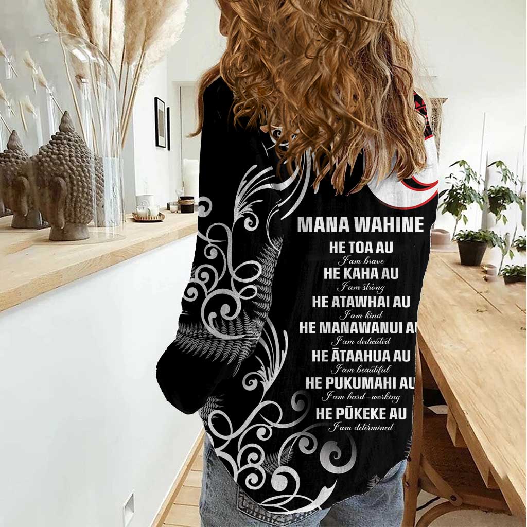 New Zealand Aotearoa Mana Wahine Women Casual Shirt