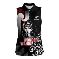 New Zealand Aotearoa Mana Wahine Women Sleeveless Polo Shirt